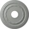 Ekena Millwork Dublin Ceiling Medallion (Fits Canopies up to 8 1/4"), 15 3/8"OD x 3 5/8"ID x 1"P, Primed White CM15DU - alternate 1